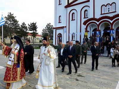 Αρχιερατική Θεία Λειτουργία στον Άγιο Δημήτριο Πέπλου στα ελληνοτουρκικά σύνορα