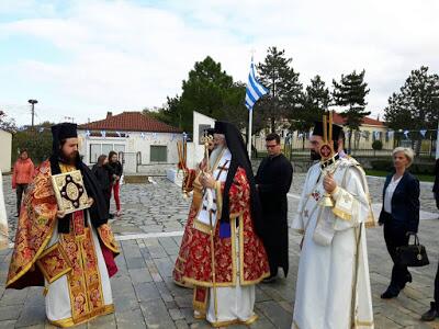 Αρχιερατική Θεία Λειτουργία στον Άγιο Δημήτριο Πέπλου στα ελληνοτουρκικά σύνορα