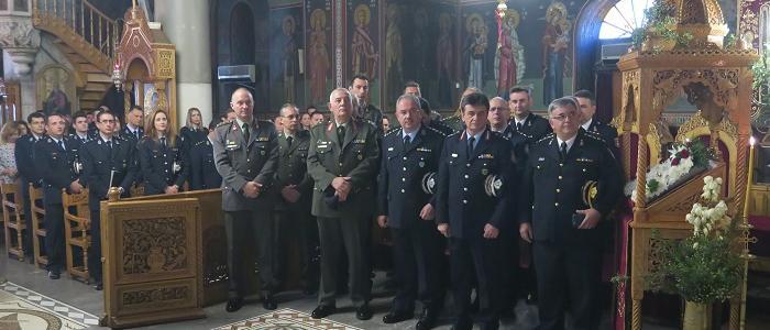 Τον Προστάτης της Άγιο Αρτέμιο τίμησε η Ελληνική Αστυνομία στη Λαμία