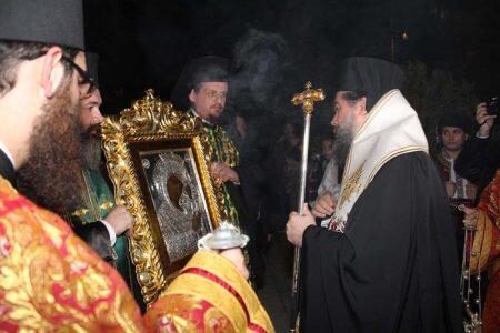 Σέρρες: Πάνδημος υποδοχή της ιεράς εικόνος «Παναγίας Κοσμοσώτειρας» 