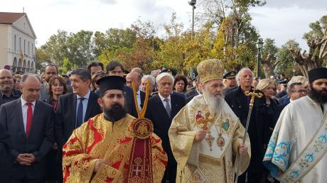 Κοσμοπλημμύρα στην Πάτρα για τον Πολιούχο Άγιο Ανδρέα-Μεγαλόσταυρος στον πρόεδρο της Δημοκρατίας
