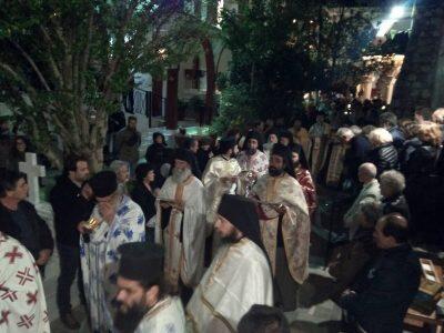 Χιλιάδες πιστοί στη Μονή Οσίου Δαυΐδ