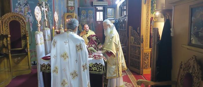 Πανηγυρικά εορτάσθηκε η μνήμη του Αγίου Μηνά του Καλλικελάδου στη Μητρόπολη Φθιώτιδος