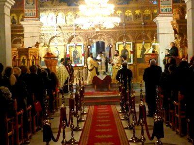 Άγιος Μόδεστος: Αρχιερατικός Εσπερινός στον Ιερό Ναό Αγίου Γεωργίου Καλοχωρίου