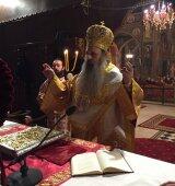 Ο Μετεώρων Θεόκλητος στο Ναό του Αγίου Βησσαρίωνος ανήμερα των Χριστουγέννων