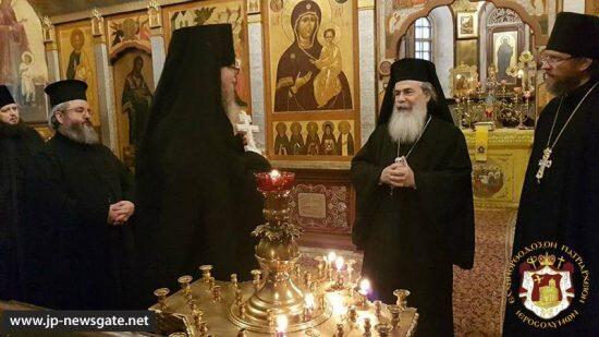 Συμμετοχή του Ιεροσολύμων Θεοφίλου στους εορτασμούς της Ρωσικής Εκκλησίας 