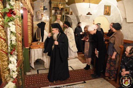 Λαμπρή Εορτή του Αγίου Σπυρίδωνος στο Πατριαρχείο Ιεροσολύμων 