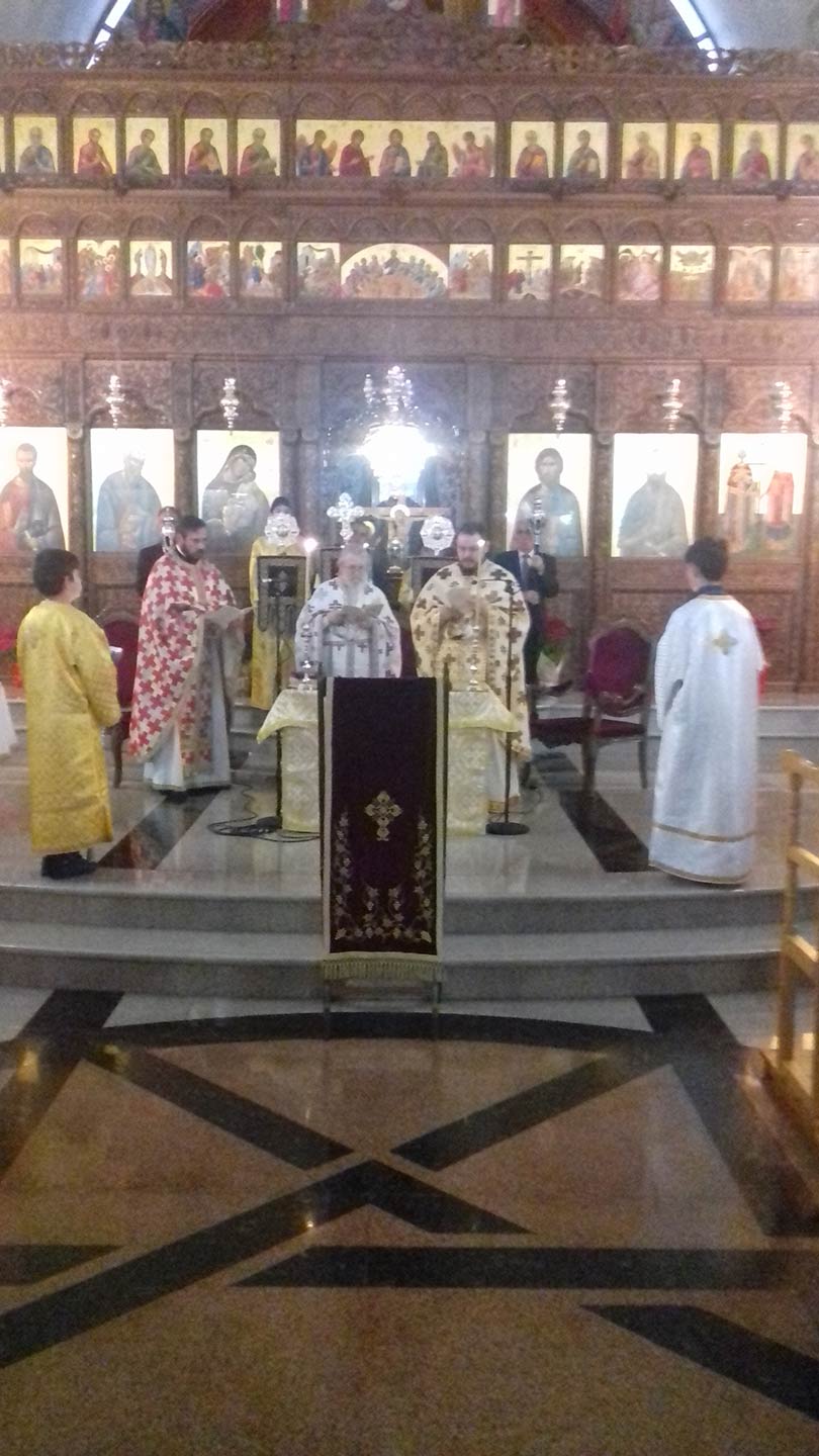 H αρχαιοπρεπής Λειτουργία του Αγίου Ιακώβου του Αδελφοθέου στον Ιερό Ναό Αγίων Κωνσταντίνου και Ελένης Τσερίου