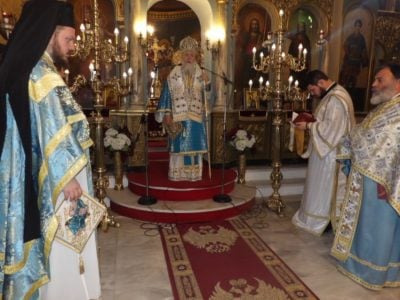 Στο Χιλιομόδι λειτούργησε ο Κορίνθου Διονύσιος