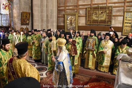 Θεοφάνεια στο Πατριαρχείο Ιεροσολύμων