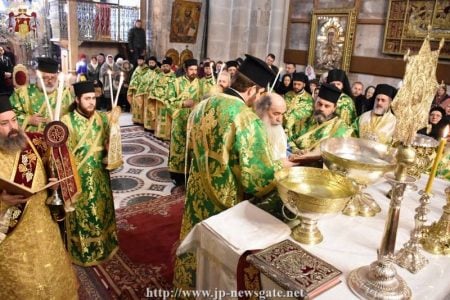 Θεοφάνεια στο Πατριαρχείο Ιεροσολύμων