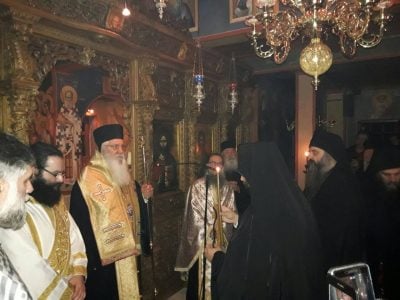 Ρασοφορία νέου Μοναχού στη Μονή Αγίου Γεωργίου Μαυρομματίου