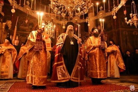 Άγιο Όρος: Λαμπρή Εορτή του Αγίου Σάββα στη Μονή Χιλανδαρίου