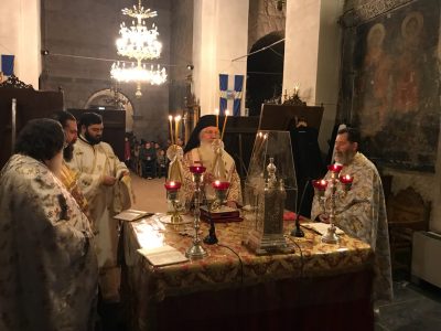 Η Εορτή των Τριών Ιεραρχών στον Ιερό Ναό Παναγίας Σκριπούς