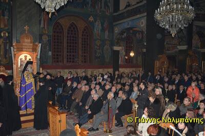 Πλήθος πιστών στον Α' Κατανυκτικό Εσπερινό στον Ναό του Αγίου Νικολάου Αλεξανδρουπόλεως