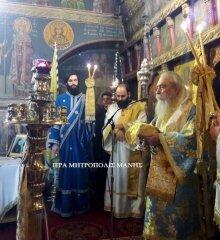 Πλήθος πιστών σήμερα στο τρίμηνο μνημόσυνο του Μακαριστού Μάνης Χρυσοστόμου