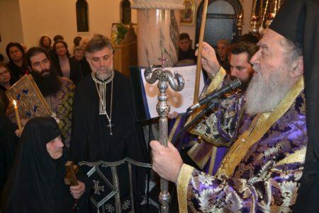 Κουρά Μοναχής Αικατερίνης στην Μονή Παναγίας Μυρτιδιωτίσσης Πάλιουρα