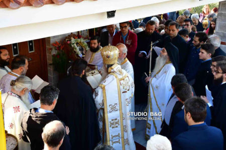 Στο Ιερό προσκύνημα του Αγίου Ιγνατίου του θεοφόρου ο Αργολίδος Νεκτάριος