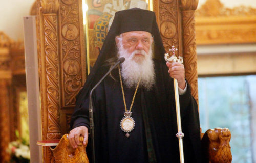 Ο Αρχιεπίσκοπος στον Ι. Ν. Αγίου Δημητρίου για την Ακολουθία του Νιπτήρος
