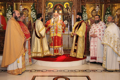Ο Κιλκισίου Εμμανουήλ στον Ιερό Ναό Αγίου Γεωργίου Γιαννιτσών