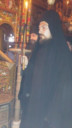 Κουρά Μοναχού στην Ιερά Μονή Αγίου Παντελεήμονος Αγιάς