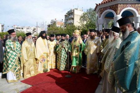 Κυριακή των Βαΐων στη Πάτρα-Τιμὴ στον Εθνομάρτυρα Ιερέα Γεώργιο