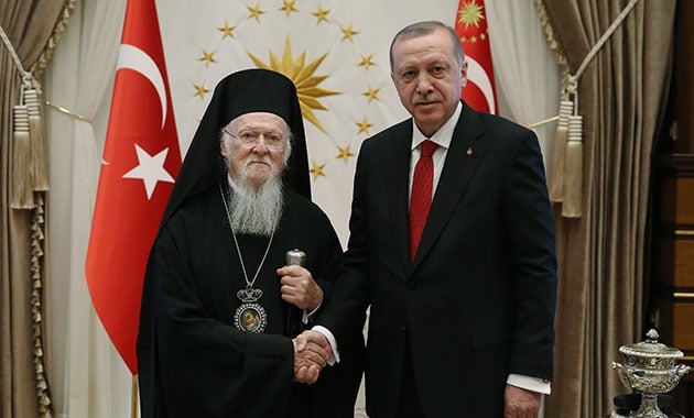 Η συνάντηση του Οικουμενικού Πατριάρχη με Ερντογάν