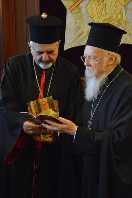 Στον Οικουμενικό Πατριάρχη ο Συροκαθολικός Πατριάρχης Αντιοχείας Ιγνάτιος Ιωσήφ Γ' Γιουνάν