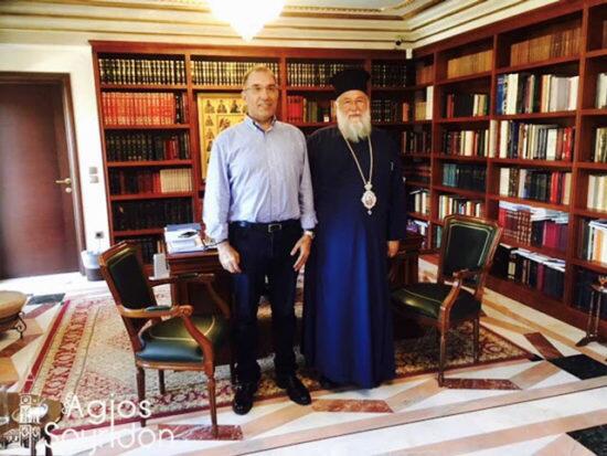 Στον Μητροπολίτη Κερκύρας ο Αντιπρόεδρος του Ελληνικού Κοινοβουλίου