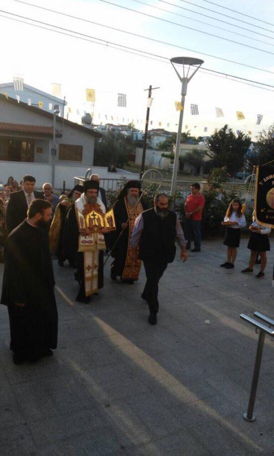 Υποδοχή Τιμίου Ξύλου και Ιερών Λειψάνων Κωνσταντίνου και Ελένης στη Μητρόπολη Ταμασού
