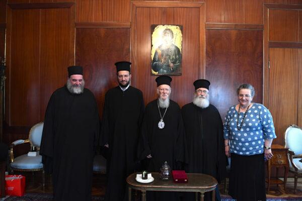 O Αρχιεπίσκοπος Σινά Δαμιανός στο Οικουμενικό Πατριαρχείο