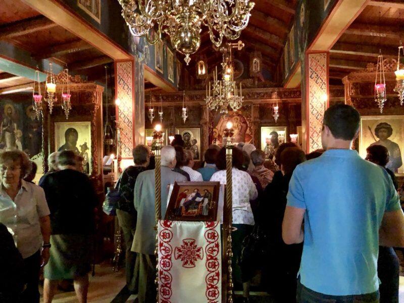 Επίσκεψη του Συλλόγου “Άγιοι Ανάργυροι” Αταλάντης στην Μονή Αγίου Γεωργίου Μαυρομματίου 