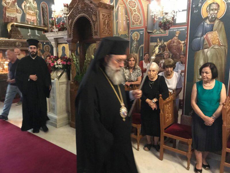Αγία Μαρίνα - Εκάλη Τώρα: Κοσμοπλημμύρα στην Πανηγυρική Αρχιερατική Θεία Λειτουργία