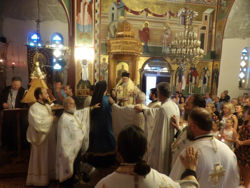 Η εορτή της Αγίας Αννας στη Μητρόπολη Κορίνθου