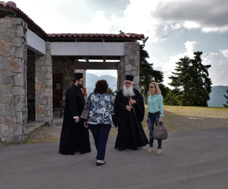Επίσκεψη Θηβών Γεώργιου στην Κατασκήνωση του Δήμου Λεβαδέων στον Ελικώνα