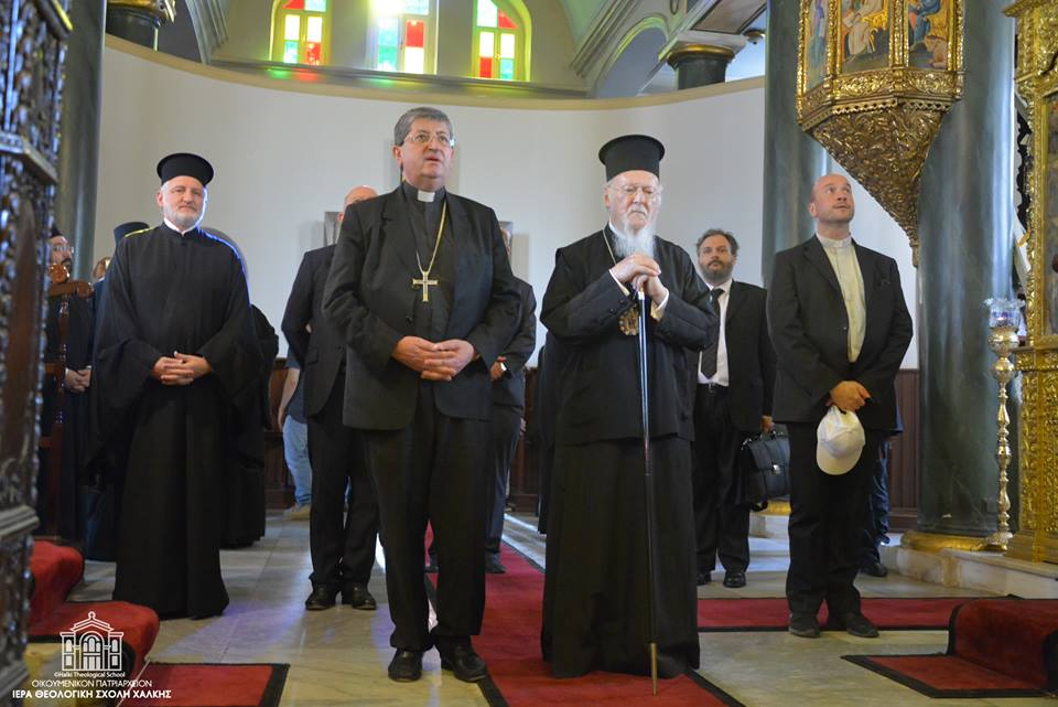 Στη Χάλκη ο Οικουμενικός Πατριάρχης με τον Αρχιεπίσκοπο Φλωρεντίας