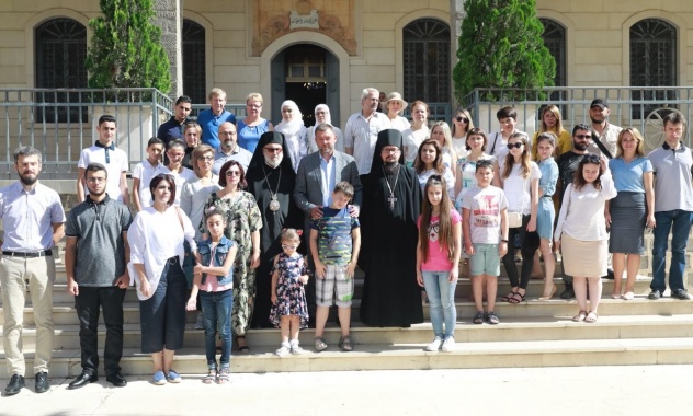 Οικογένειες πεσόντων στη Συρία Ρώσων στρατιωτών σε Μονές της Εκκλησίας της Αντιοχείας