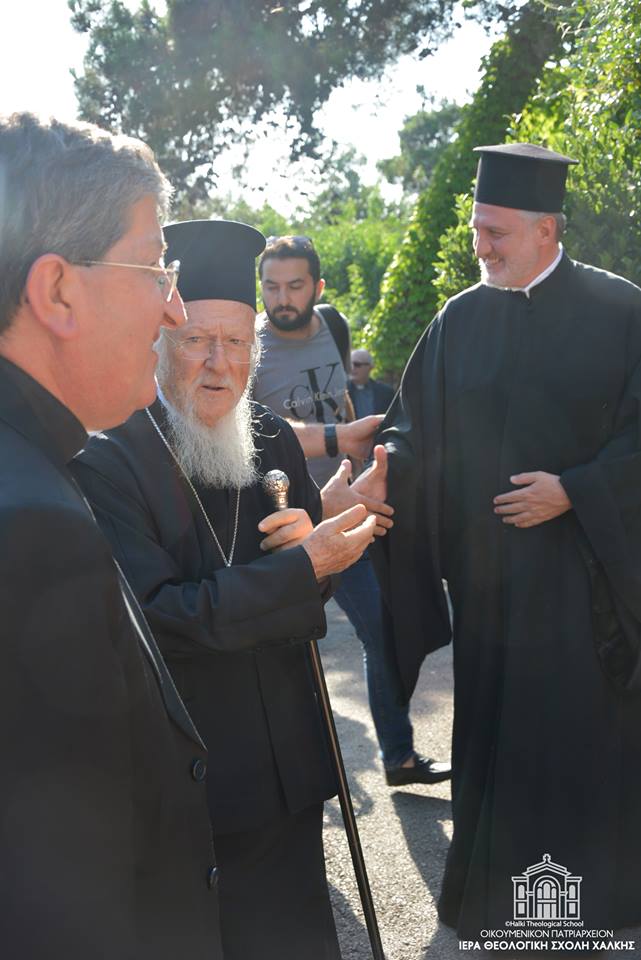 Στη Χάλκη ο Οικουμενικός Πατριάρχης με τον Αρχιεπίσκοπο Φλωρεντίας