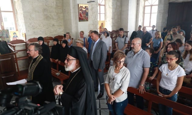 Οικογένειες πεσόντων στη Συρία Ρώσων στρατιωτών σε Μονές της Εκκλησίας της Αντιοχείας