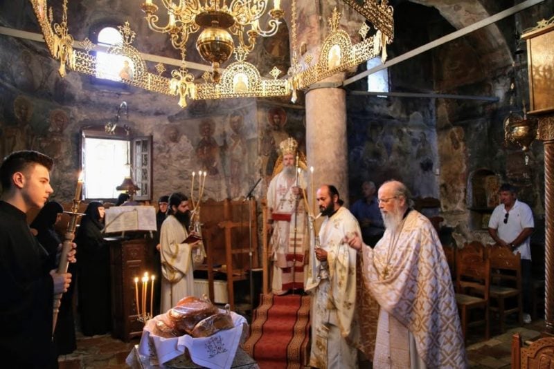Αγία Ειρήνη Χρυσοβαλάντου: Λαμπρός εορτασμός στην Μονή Αγίου Ιωάννου Προδρόμου Βομβοκούς