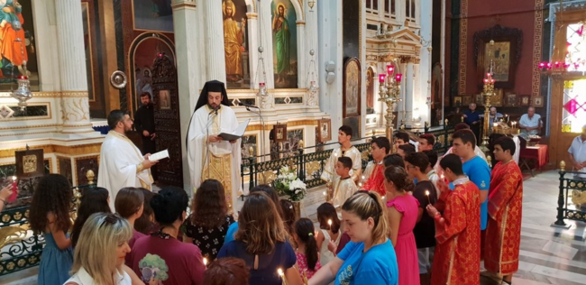 Τα παιδιά του Διανησιωτικού ΚΔΑΠ προσευχήθηκαν για τα θύματα της πυρκαγιάς στην Αττική