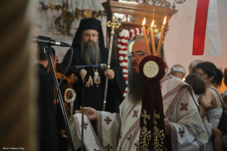Λευκάδα: Μέγας Πανηγυρικός Αρχιερατικός Εσπερινός στον Ναό Αγίας Κυριακής Βλυχού 