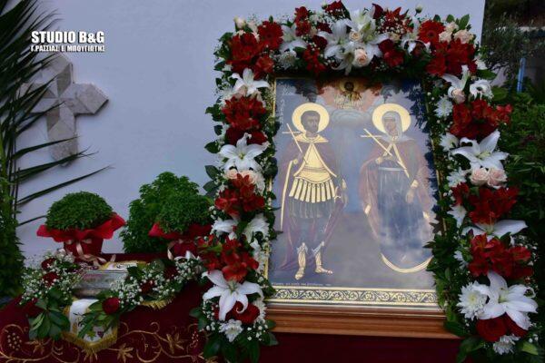 Ναύπλιο: Η εορτή των Αγίων Αδριανού και Ναταλίας στον Άγιο Αδριανό