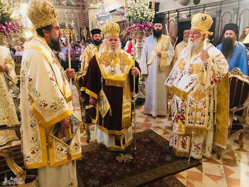 Πολυαρχιερατική Θεία Λειτουργία στο Ιερό Προσκύνημα του Αγίου Σπυρίδωνος