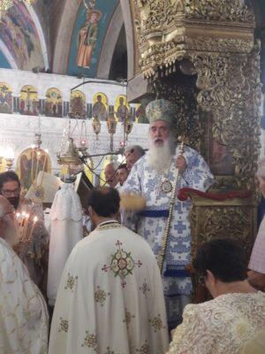 Σάμου Ευσέβιος: Πάντοτε η Παναγία μας προστατεύει ως φοβερά προστασία