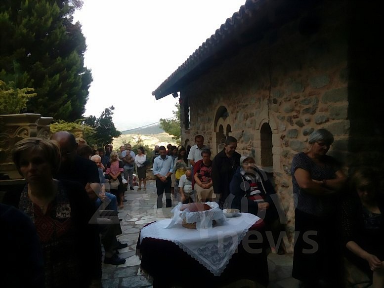 Μετέωρα - Γενέθλιο της Θεοτόκου: Πλήθος πιστών στο Μοναστήρι του Αγίου Αντωνίου