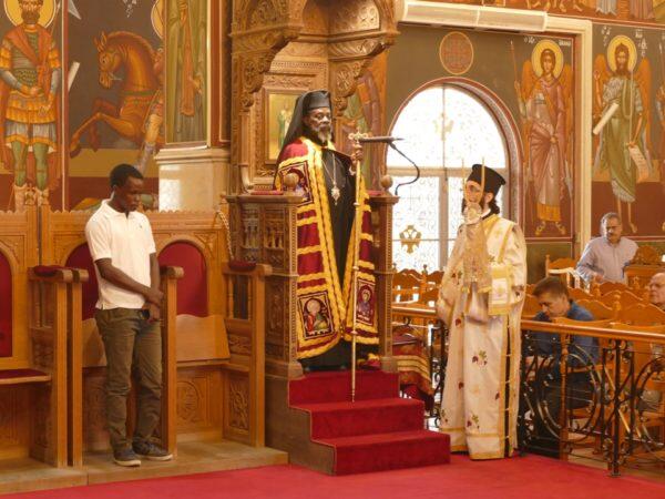 Ο Επίσκοπος Μπουρούντι Ιννοκέντιος λειτούργησε στον Μητροπολιτικό Ναό του Αγίου Γεωργίου