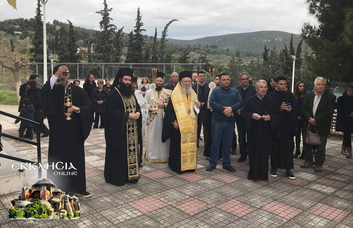 Υποδοχή Θαυματουργή Ιερά Εικόνα Παναγίας Ντινιούς Εύβοια 2019