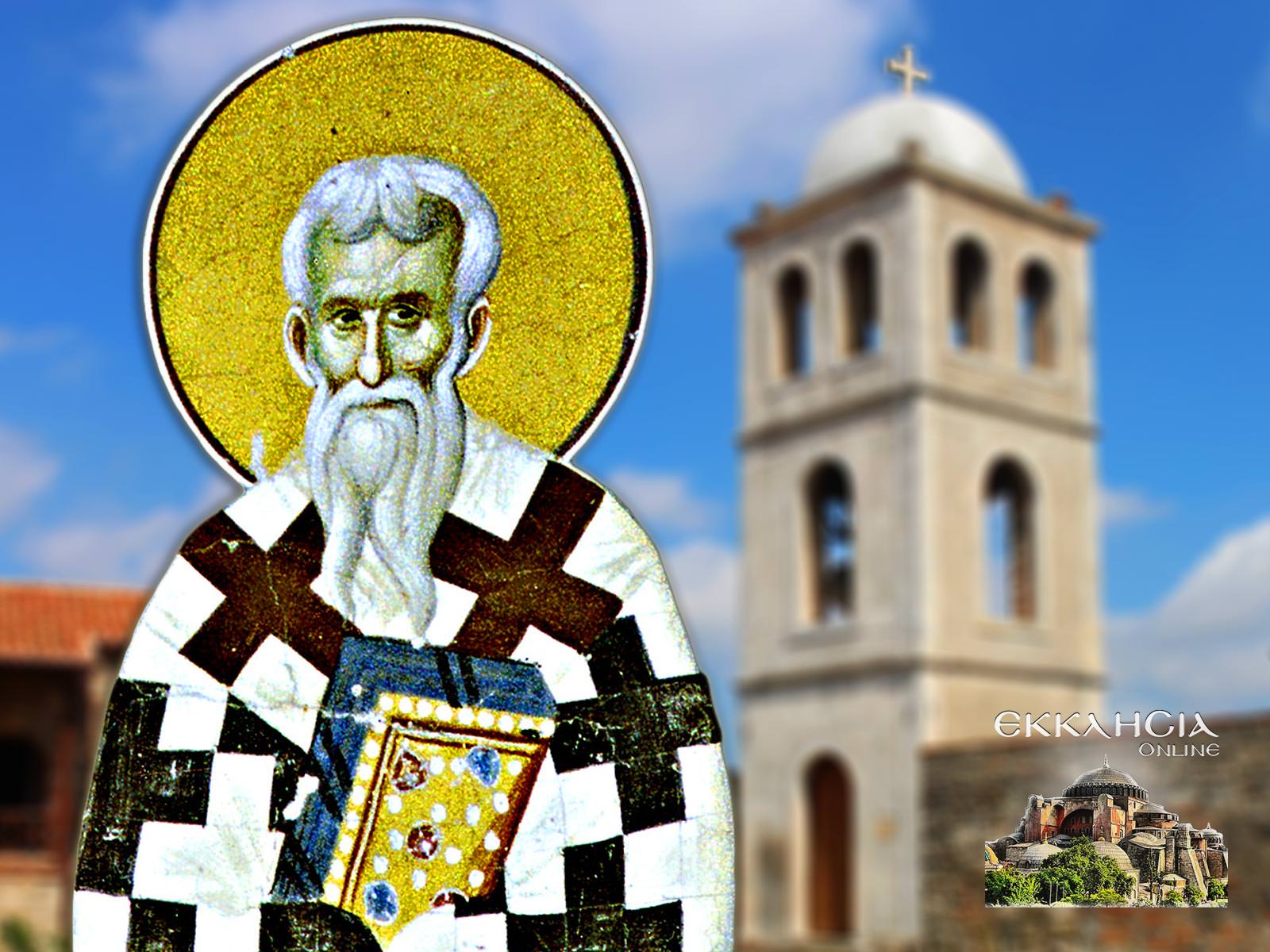 Άγιος Μεθόδιος ο επίσκοπος Πατάρων 20 Ιουνίου