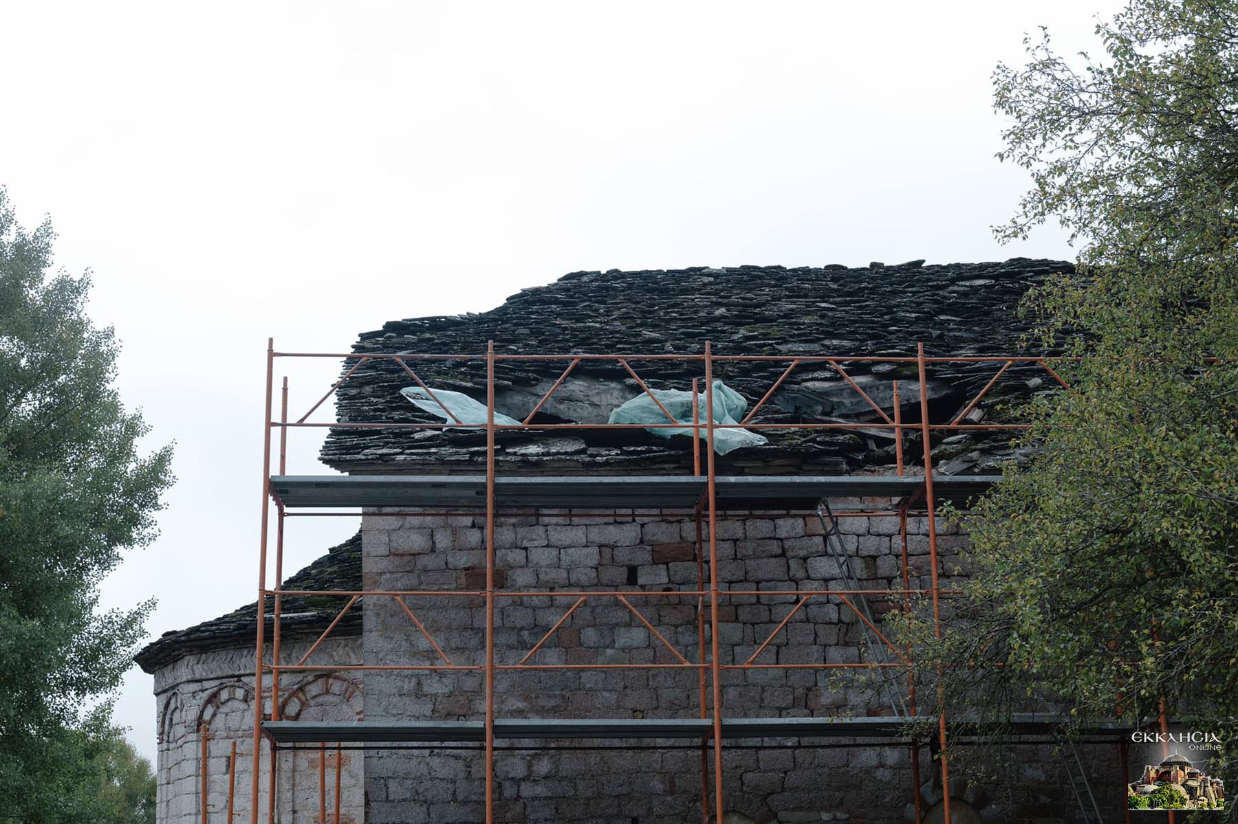 Εργασίες ανακαίνισης στον ιστορικό ναό Αγίου Αθανασίου Μοσχόπολης